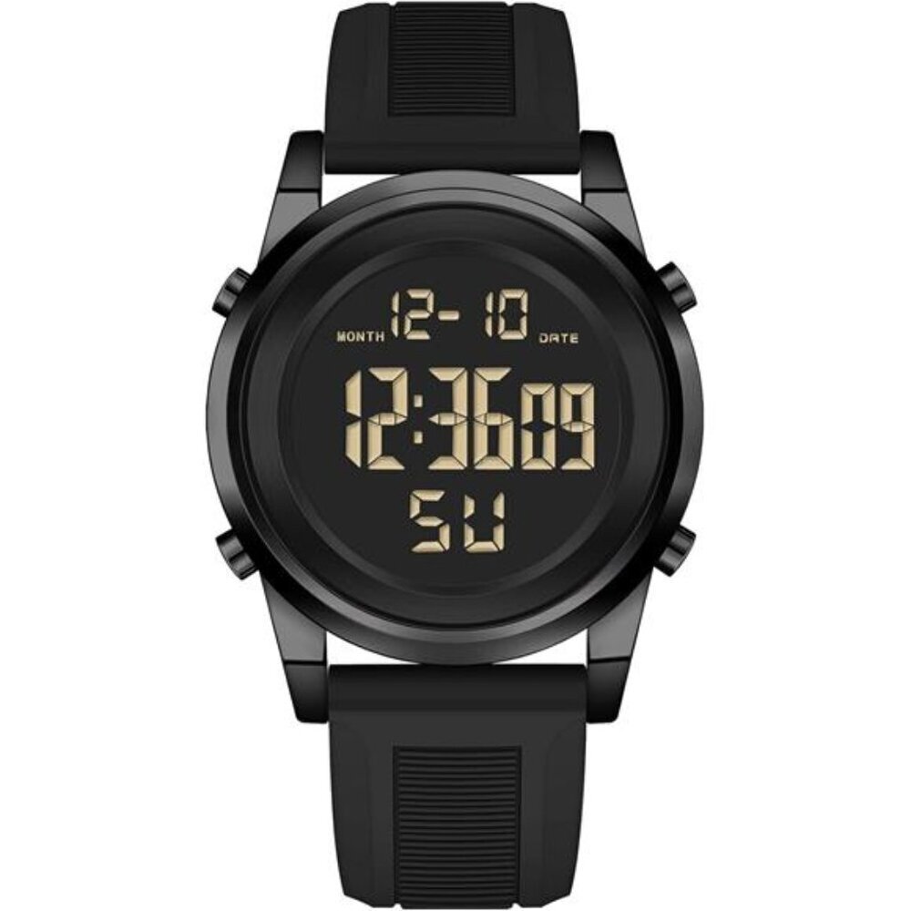Military Black Waterproof Sports Wrist Watches for Men